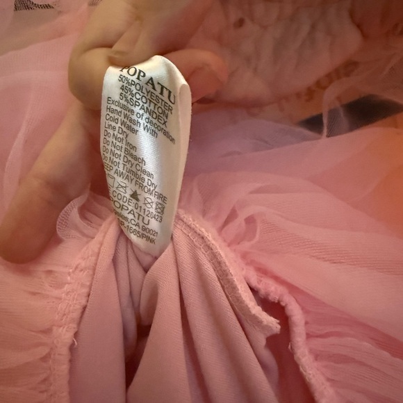 Popatu Pink Butterfly Rhinestone Tutu Dress – Toddler Girls Size Small - Picture 10 of 10